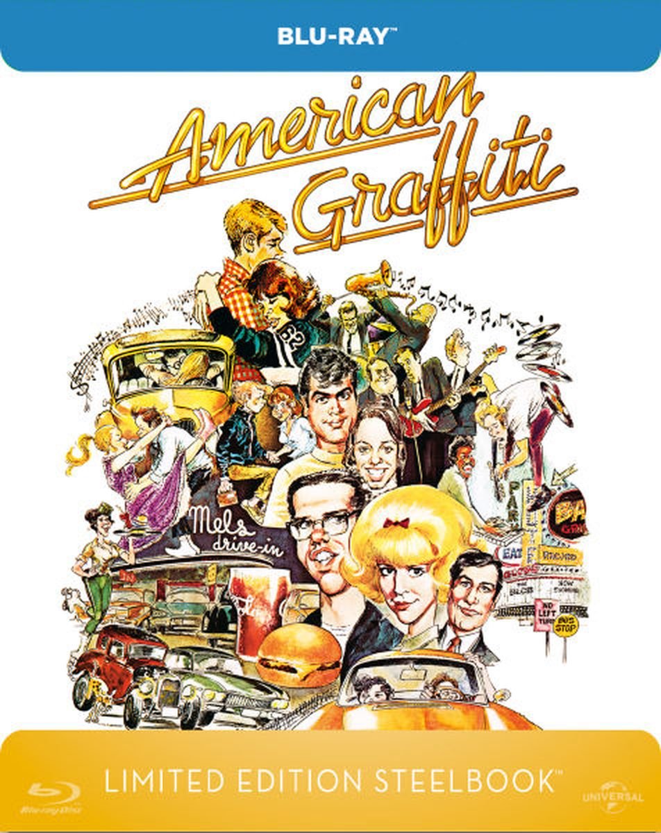 American Graffiti - Zavvi Exclusive Limited Edition Steelbook Blu-ray Movie #/2500