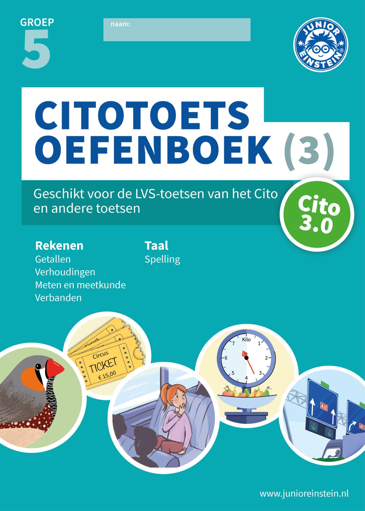 Citotoets Oefenboek deel 3 groep 5: Geschikt voor de LVS-toetsen van het Cito en andere toetsen M5/E5