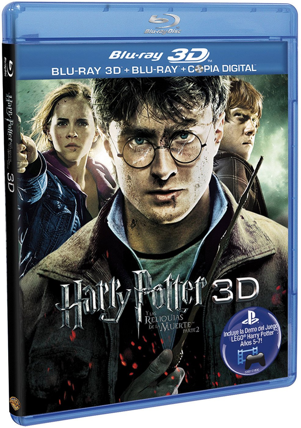 Harry Potter Y Las Reliquias De La Muerte ( Parte 2)-- St Bd Combo 3D
