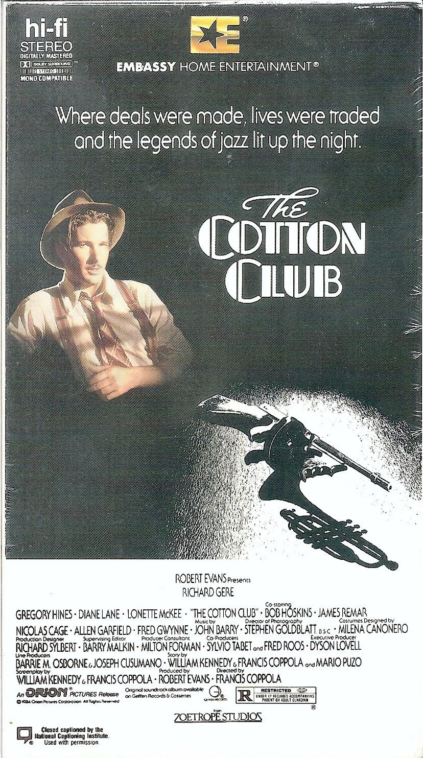 The Cotton Club (VHS)