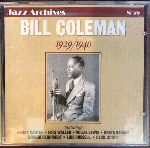 Bill Coleman 1929-1940