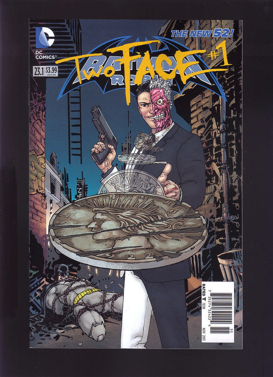 DC THE NEW 52! BATMAN AND ROBIN #23.1 TWO FACE #1 NEWSSTAND VARIANT SOLD OUT NOT