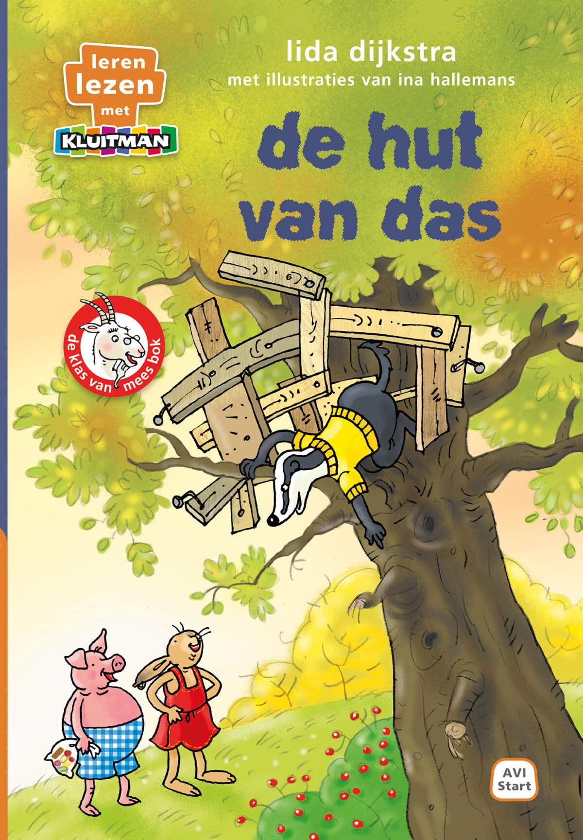 De hut van das (Leren lezen met Kluitman) (Dutch Edition)