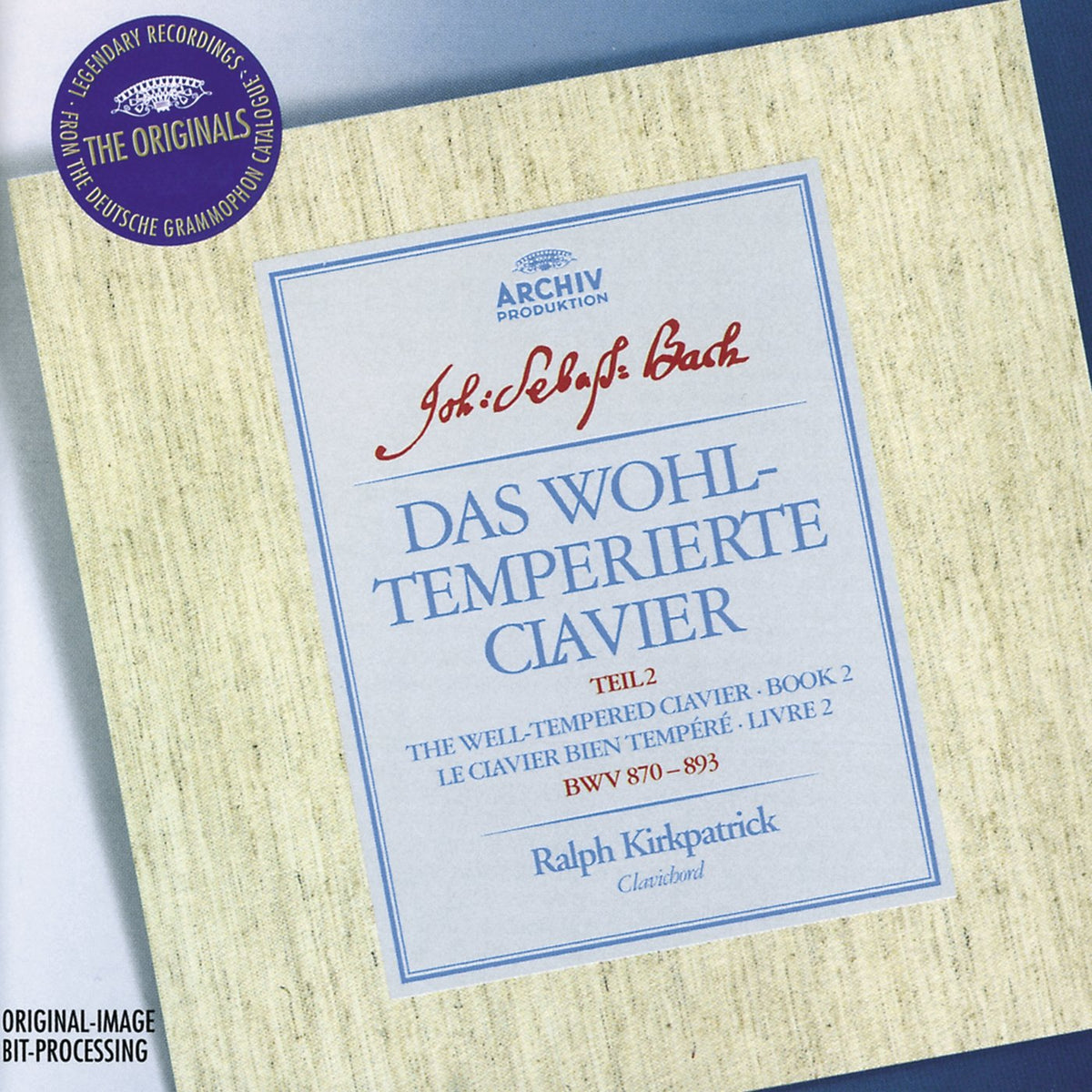Bach: The Well-Tempered Clavier, Book 2 (BWV 870-893)
