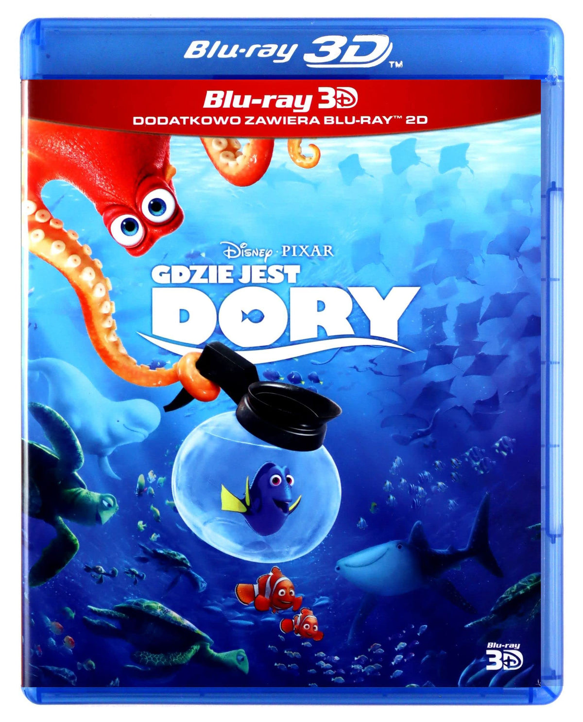 Finding Dory [Blu-Ray]+[Blu-Ray 3D] (English audio. English subtitles)