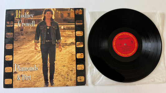 RODNEY CROWELL - diamonds and dirt COLUMBIA 44076 (LP vinyl record)