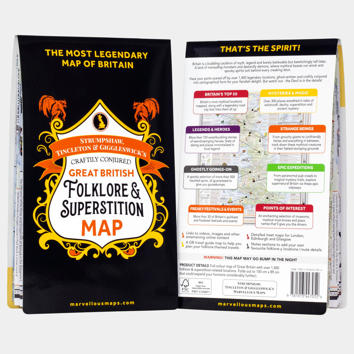 ST&G's Great British Folklore & Superstition Map
