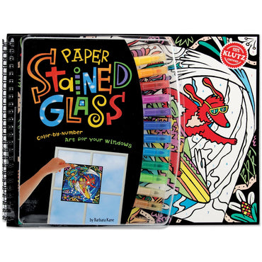 Paper Stained Glass: Color-by-Number Art for Your Windows