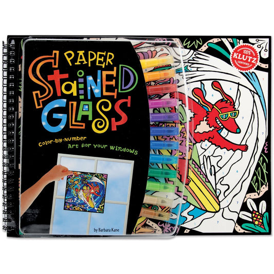 Paper Stained Glass: Color-by-Number Art for Your Windows