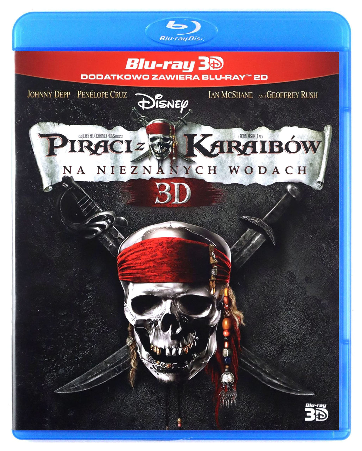 Pirates of the Caribbean: On Stranger Tides [Blu-Ray]+[Blu-Ray 3D] (English audio. English subtitles)