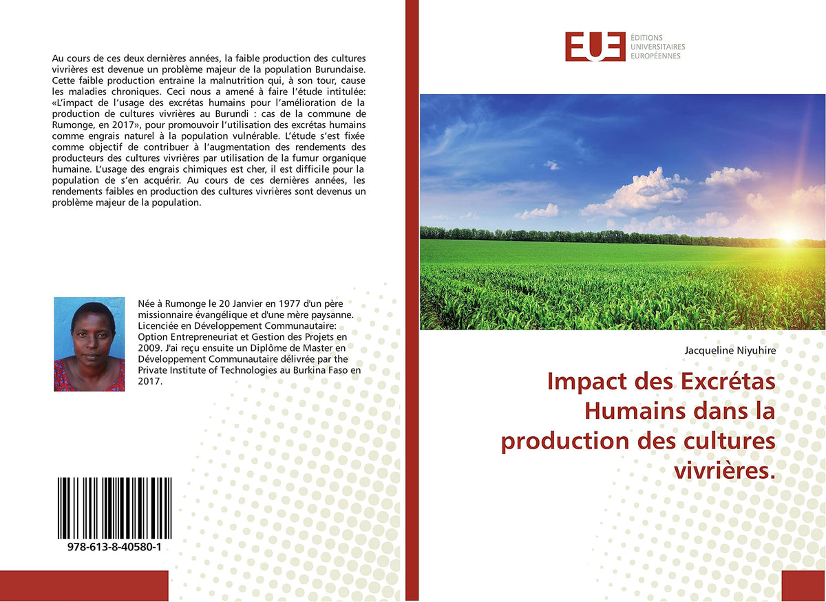 Impact des Excrétas Humains dans la production des cultures vivrières