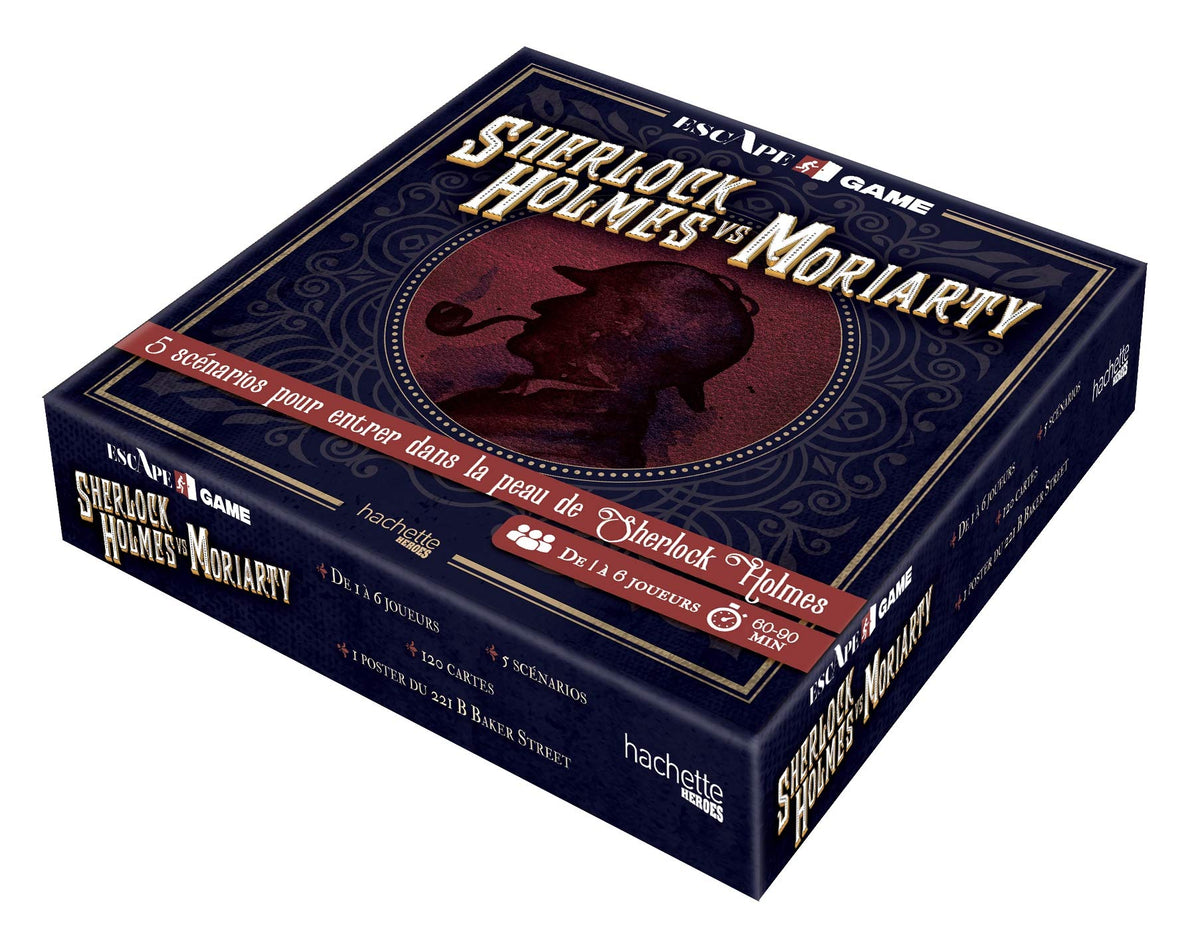 Escape game Sherlock Holmes vs Moriarty: 5 scénarios pour entrer dans la peau de Sherlock Holmes