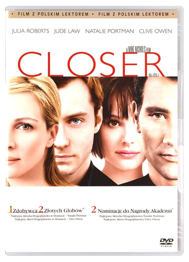 Closer [DVD] (English audio. English subtitles)