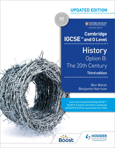 Cambridge IGCSE and O Level History 3rd Edition: Option B: The 20th century: Hodder Education Group