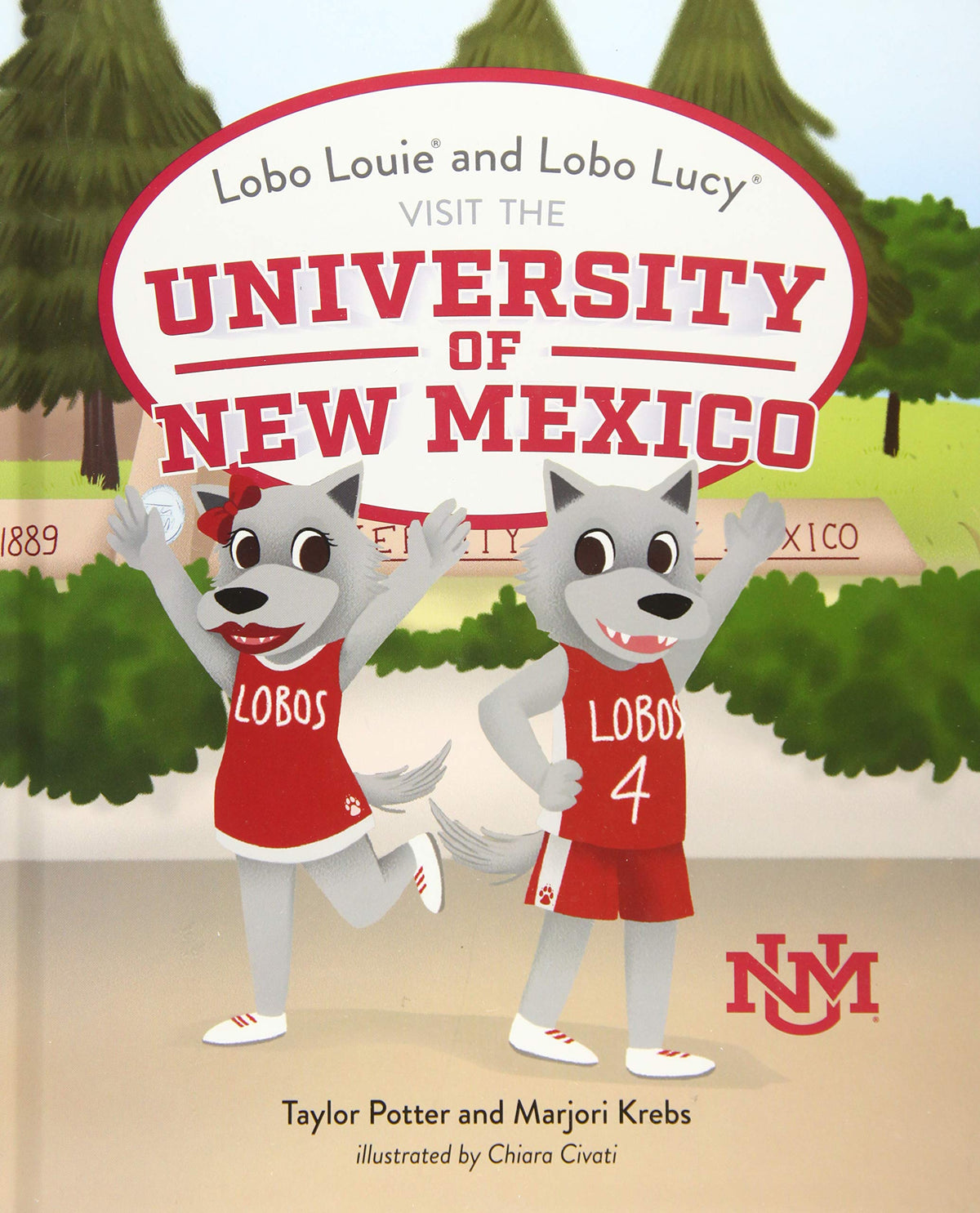 Lobo Louie and Lobo Lucy Visit the University of New Mexico