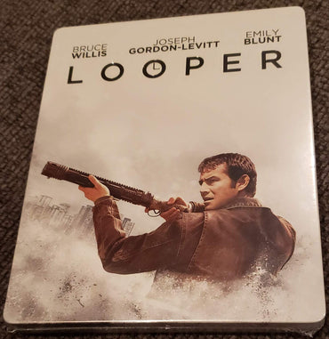 LOOPER Blu-ray Steelbook (FilmArena Region-Free Import; Embossed)