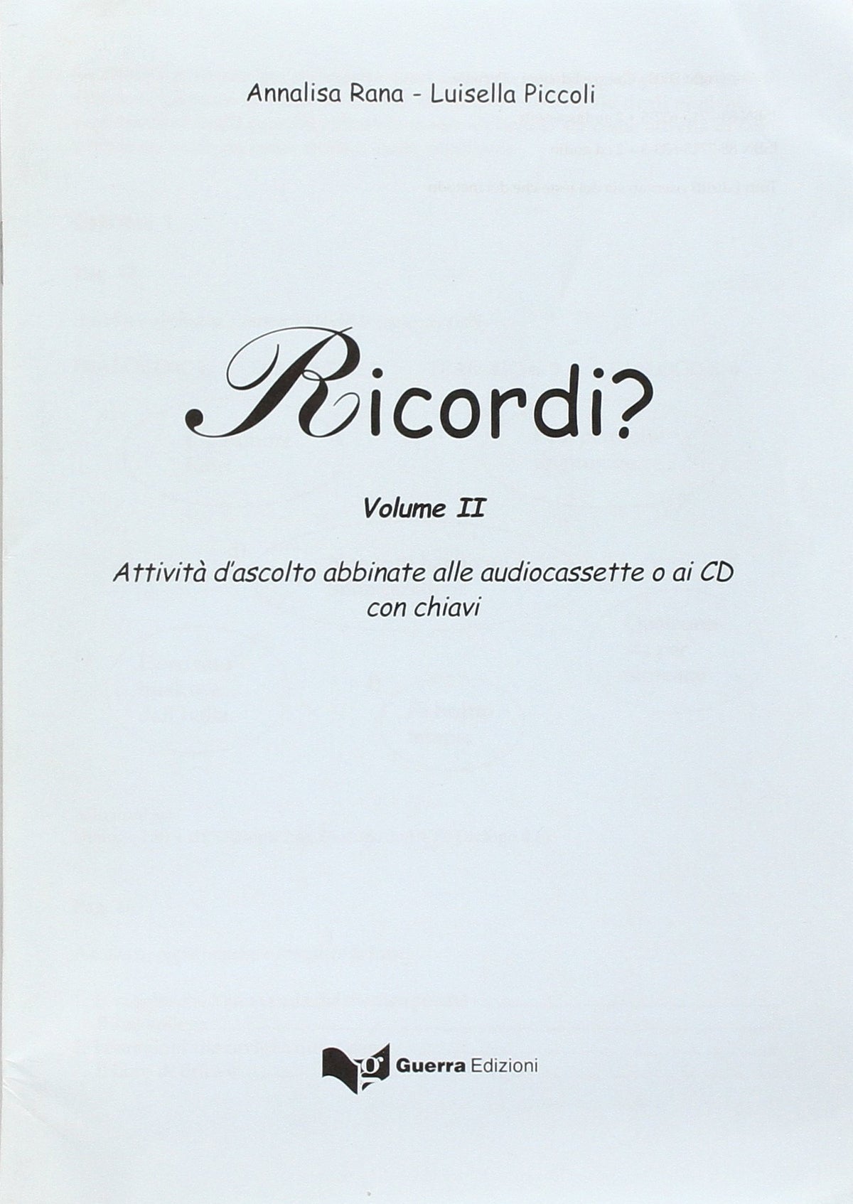 Ricordi?