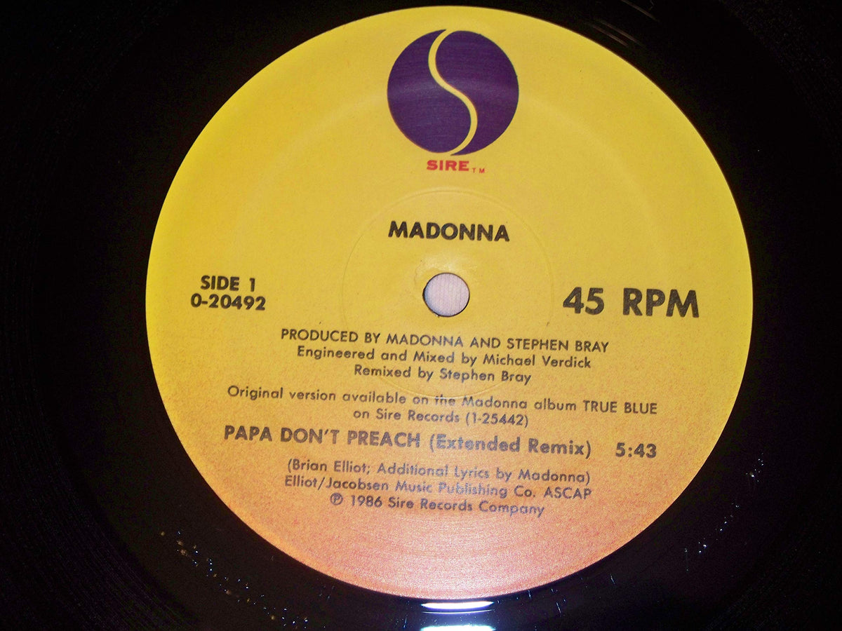 Papa Don't Preach [Vinyl]