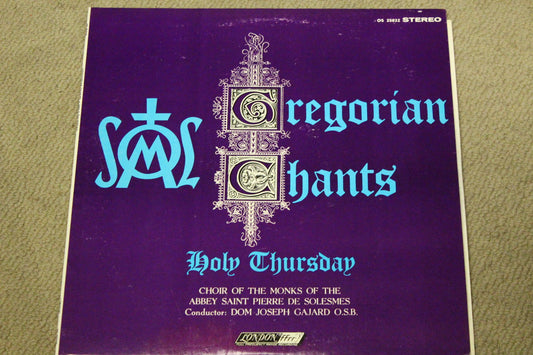 Gregorian Chant Holy Thursday: The Mass and the Responsories of Tenebrae the Other Responsories of Tenebrae Choir of the Monks of the Abbey Saint-pier