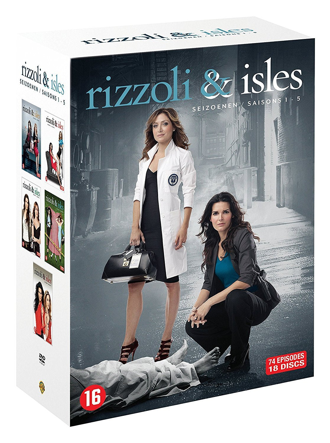 Rizzoli & Isles - l'Integrale Saison 1 + 2 + 3 + 4 + 5 - version longue (Coffret 18 DVD)