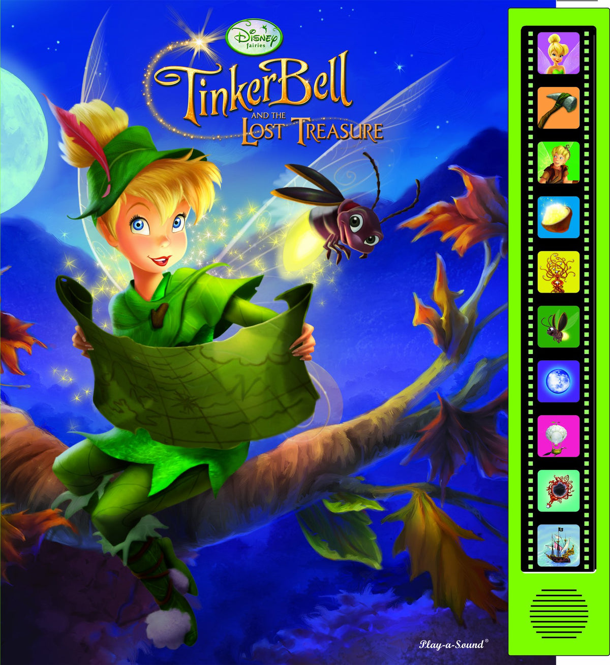Play a Sound: Disney Fairies, Tinker Bell and the Lost Treasure by Publications International Staff (2009) Hardcover