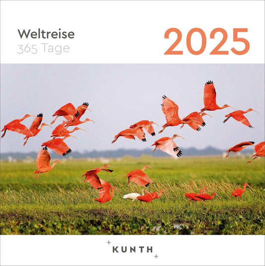 Welttreise - KUNTH 365 Day Tear-Off Calendar 2025: Daily Inspiration in Picture and Text. Calendar for Hanging or Standing. (KUNTH Tear-off Calendar 3