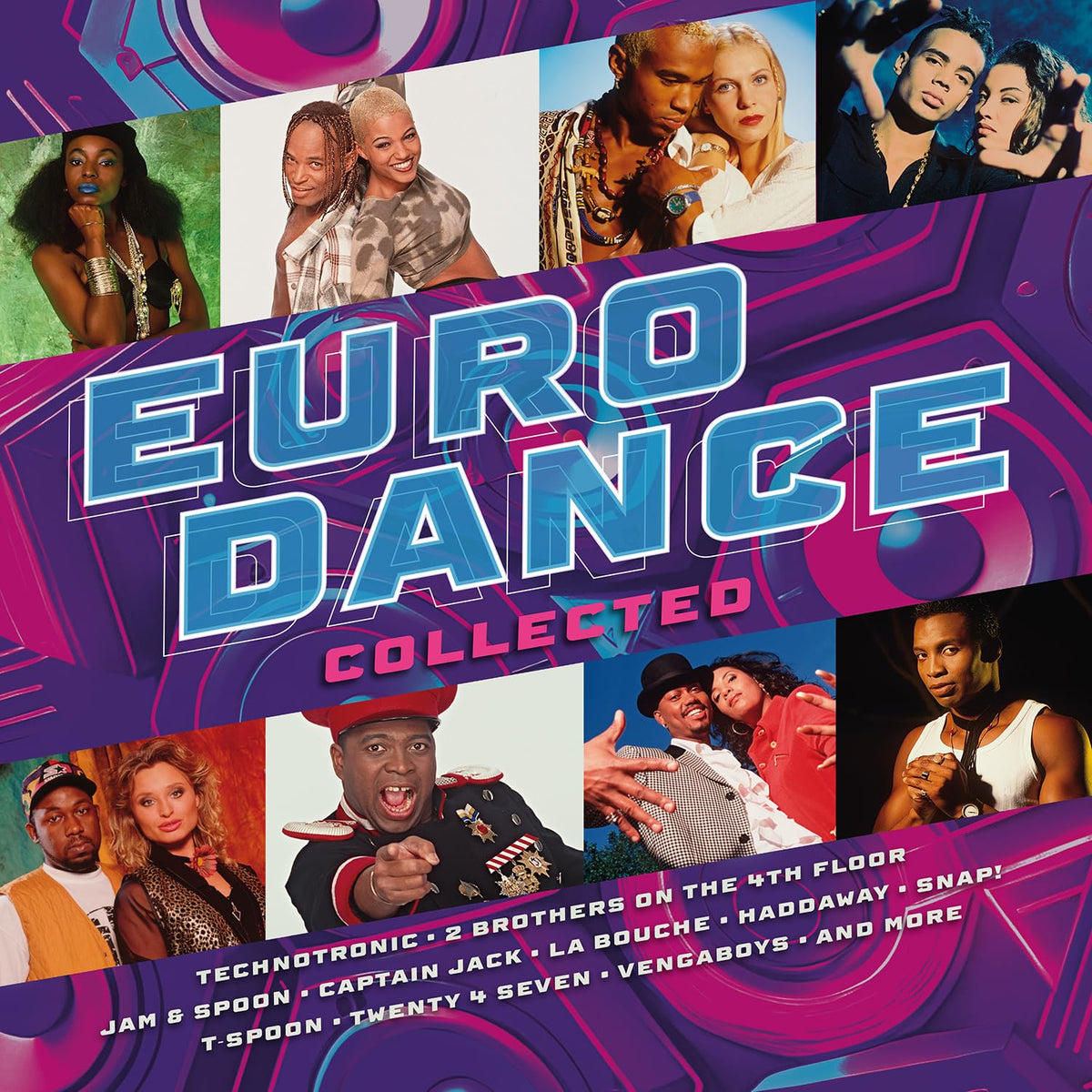 Eurodance Collected / Various - Limited 180-Gram Pink & Purple Colored Vinyl