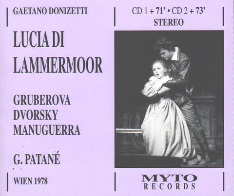 Donizetti: Lucia Di Lammermoor (Vienna 1978 with Bonus Tracks From Bergonzi & Gruberova in Lucia 1976)