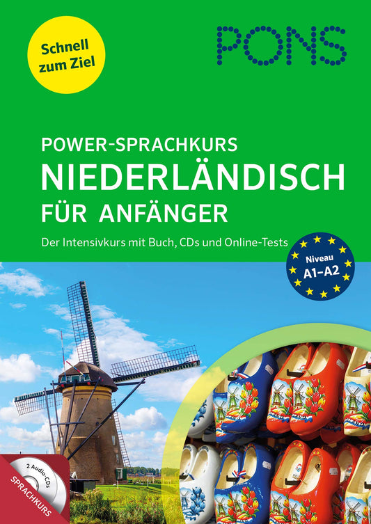 PONS Power-Sprachkurs Niederländisch für Anfänger: Der Intensivkurs mit Buch, CDs und Online-Tests