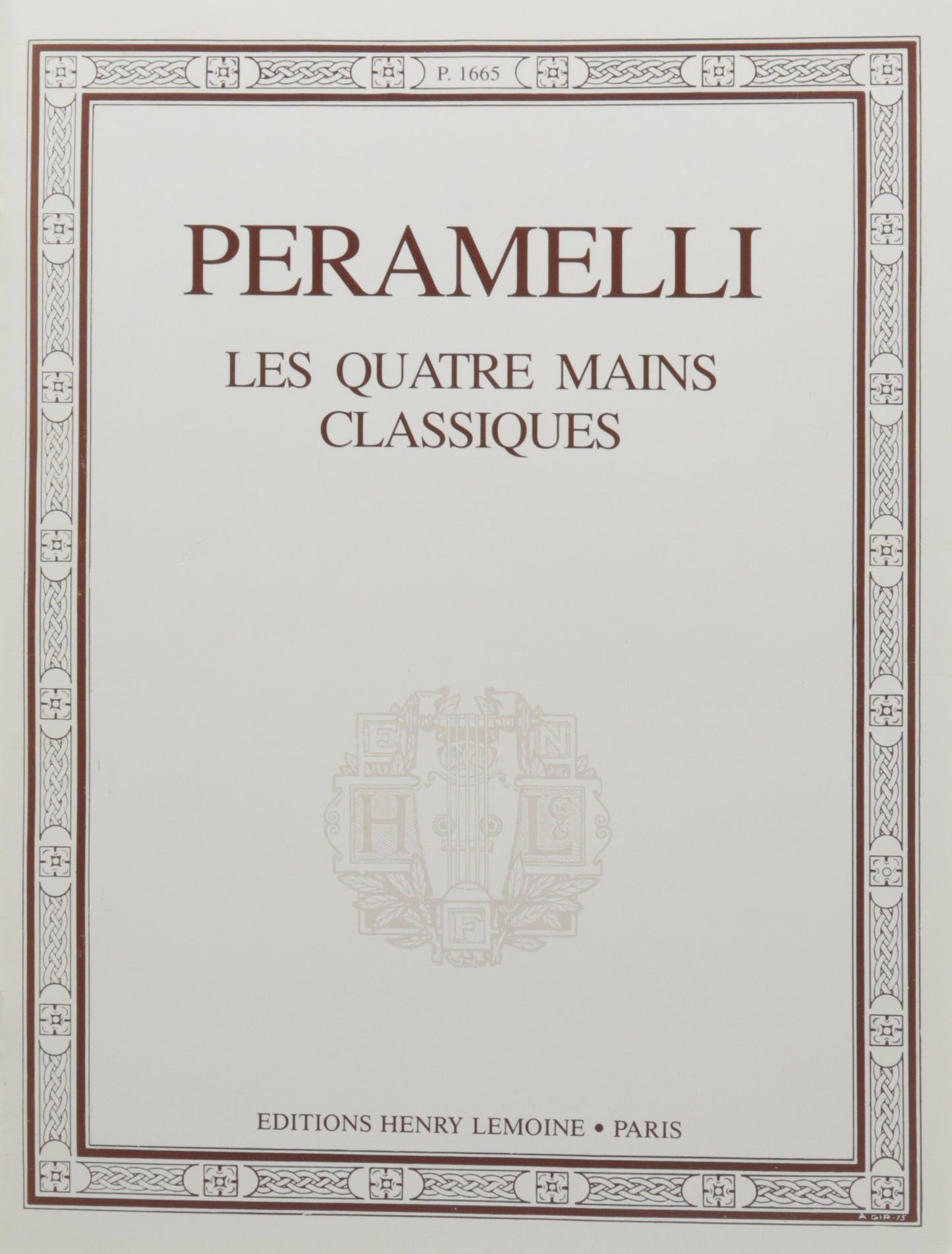 Peramelli: Quatre mains classiques