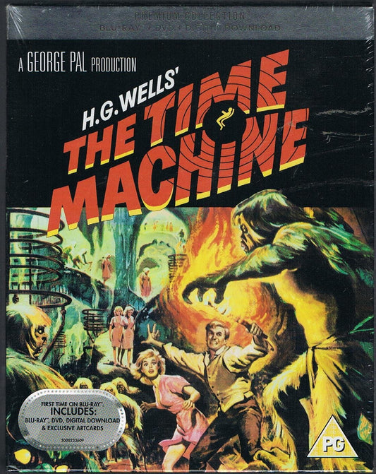 The Time Machine Blu Ray + DVD + Art Cards / Import