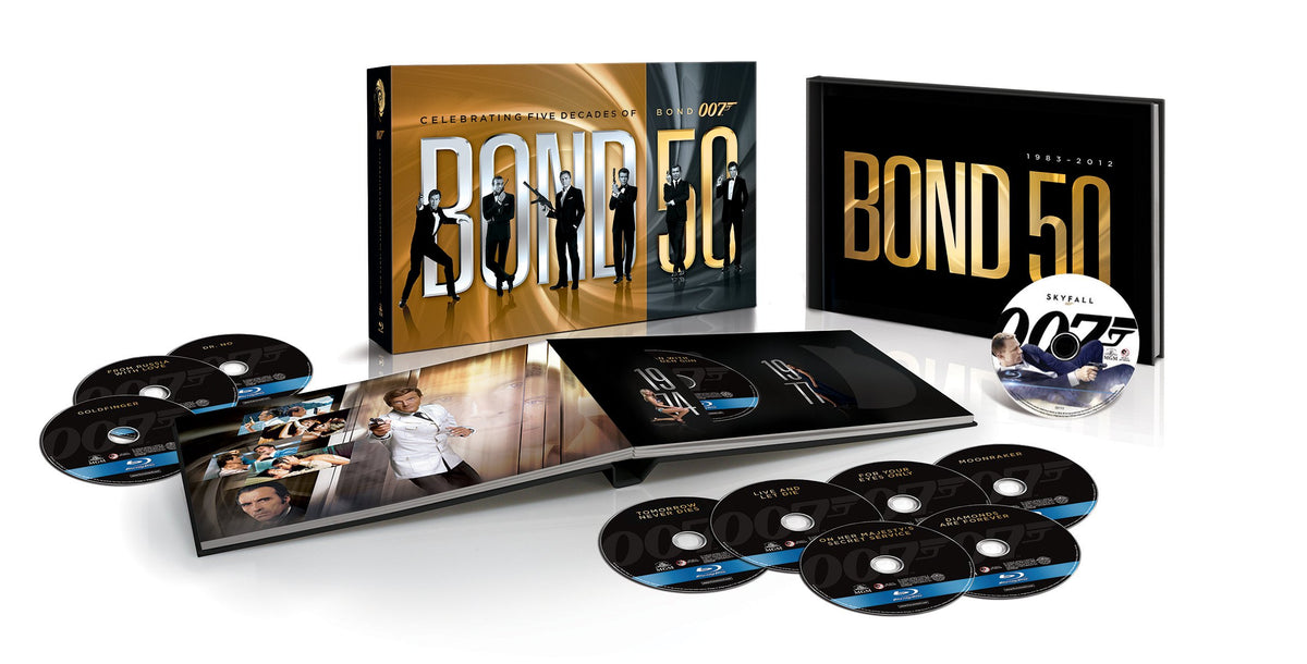 007: Bond 50th Anniversary Edition - 23 Movies Collection - Dr. No + From Russia with Love + Goldfinger + Thunderball + 