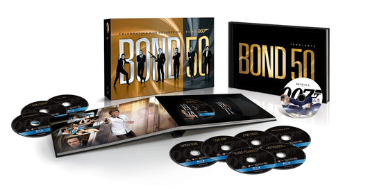 007: Bond 50th Anniversary Edition - 23 Movies Collection - Dr. No + From Russia with Love + Goldfinger + Thunderball + 