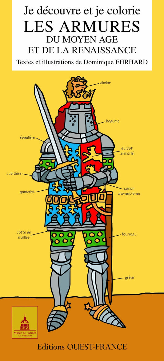 Je découvre et je colorie les armures du Moyen Age...