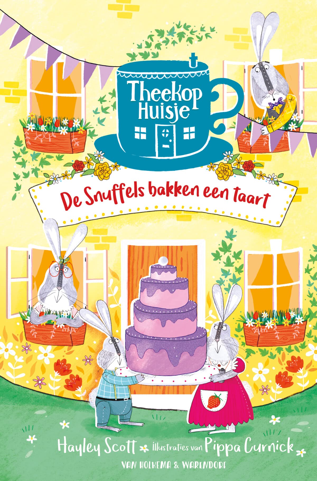 De snuffels bakken een taart (Theekophuisje (2)) (Dutch Edition)