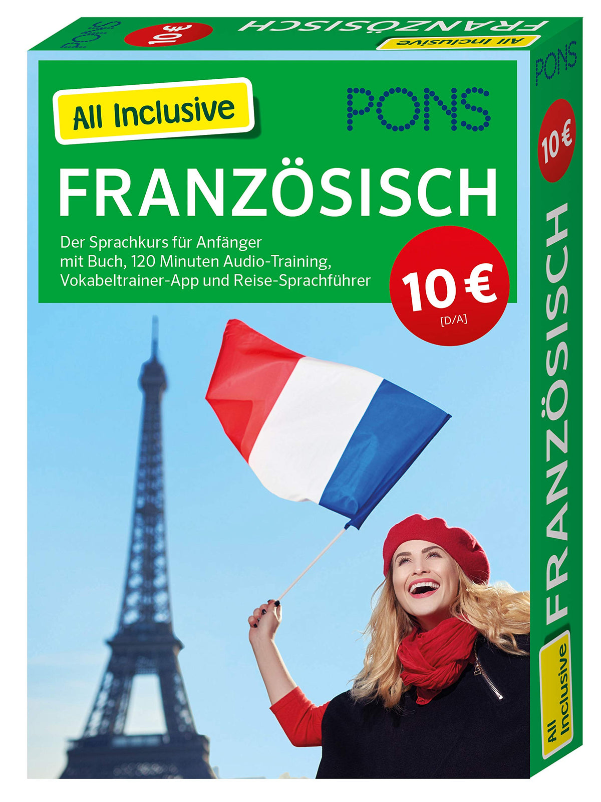 PONS All Inclusive Französisch. Sprachkurs für Anfänger: Der Sprachkurs für Anfänger mit Buch, 120 Minuten Audio-Trainin