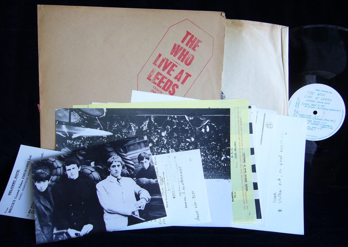 Live At Leeds (UK 1st pressing vinyl LP with all inserts)