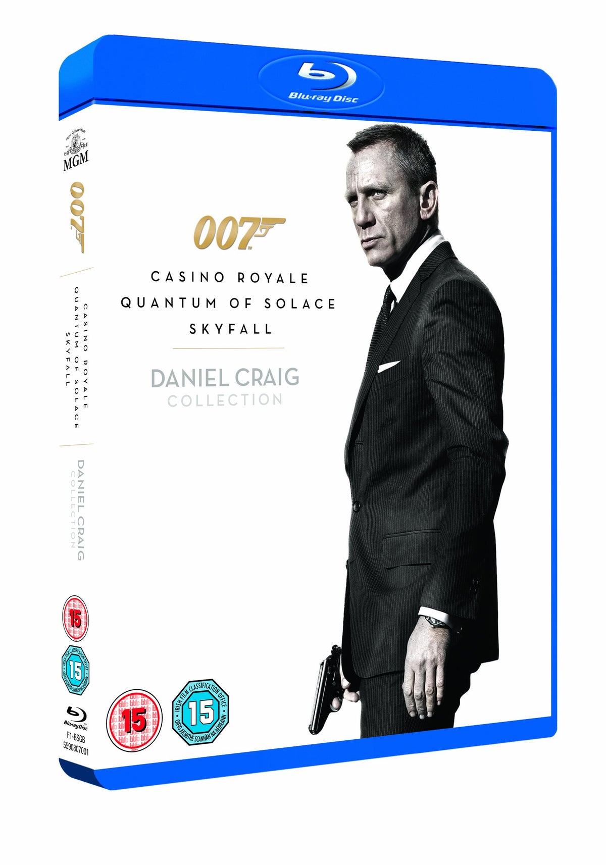 Daniel Craig 007 Triple Pack: Casino Royale / Quantum of Solace / Skyfall [Blu-ray] [2006]