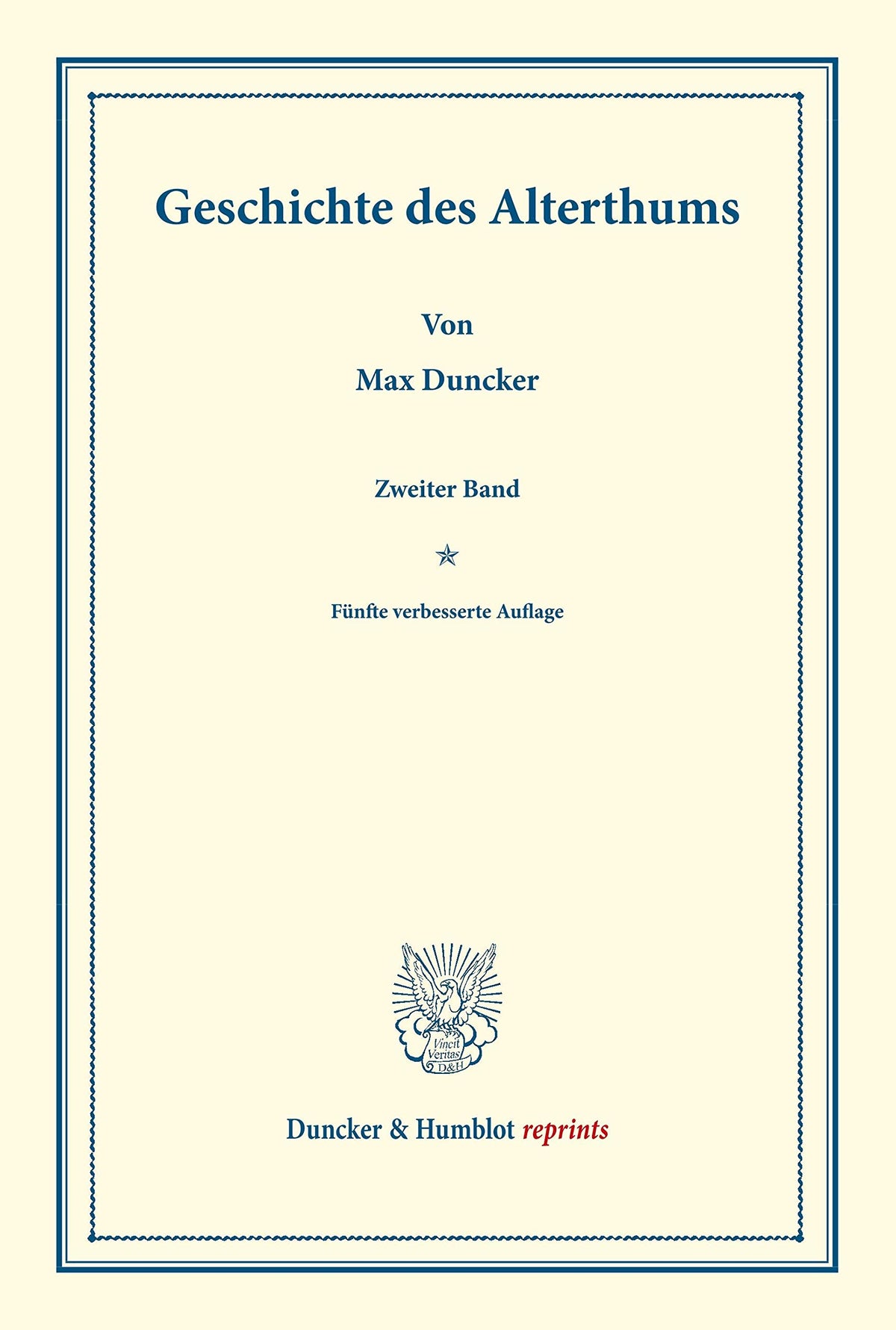 Geschichte Des Alterthums (Duncker & Humblot Reprints) (German Edition)