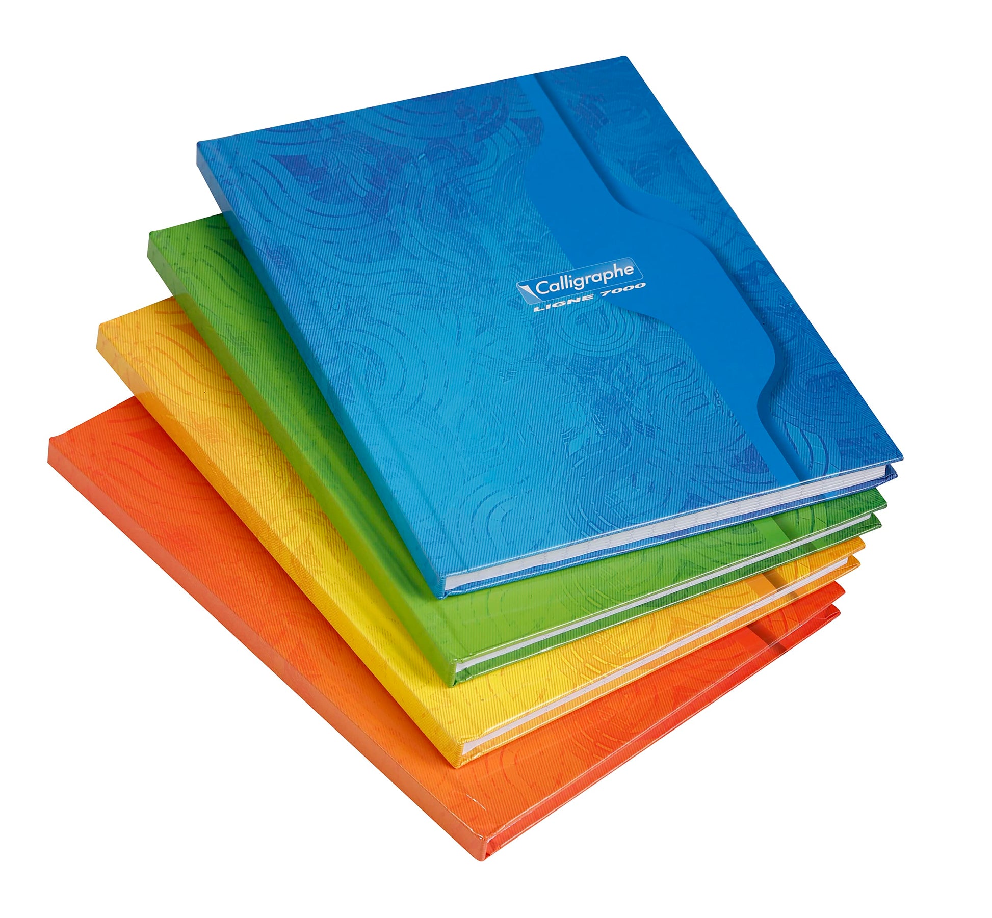 Calligraphe 7204C - Hard Cover Notebooks, 17x22cm, Square ruled, 96 Sheets - Random Colour Cover