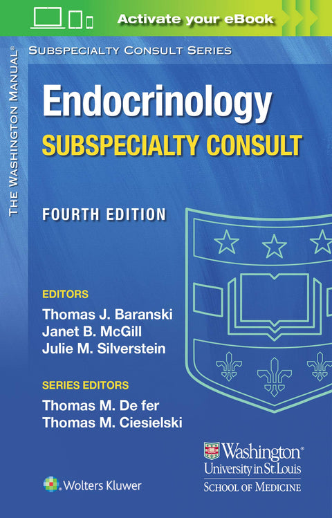 Washington Manual Endocrinology Subspecialty Consult (The Washington Manual Subspecialty Consult Series)