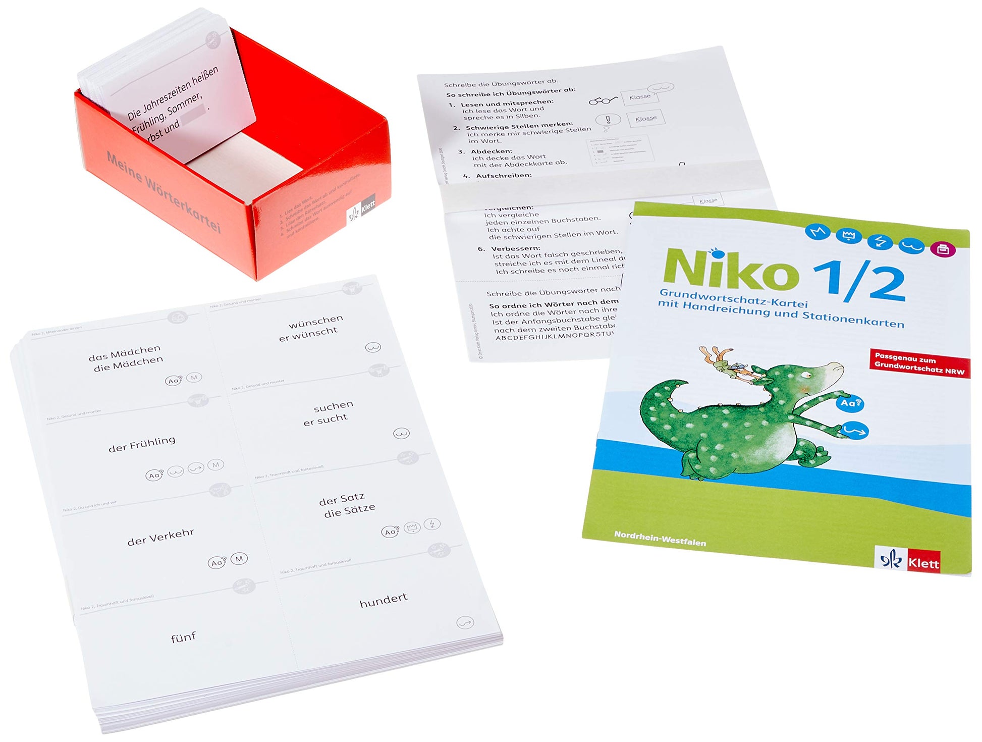 Niko Sprachbuch 1/2. Grundwortschatzkartei, Ausgabe NRW Klasse 1/2