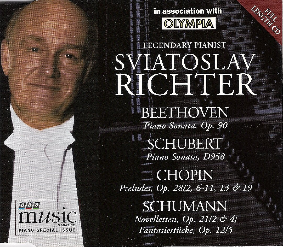 Sviatoslav Richter: Legendary Pianist: plays Beethoven, Schubert, Chopin and Schumann