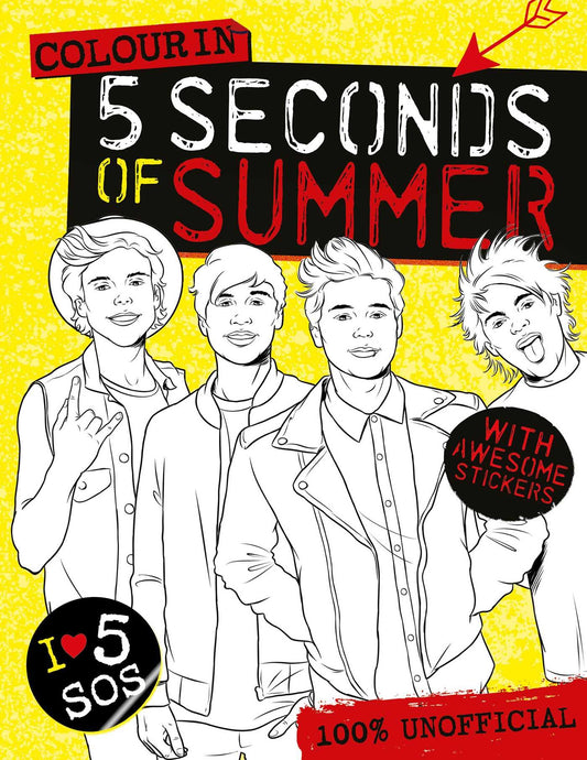 Colour in 5 SOS!