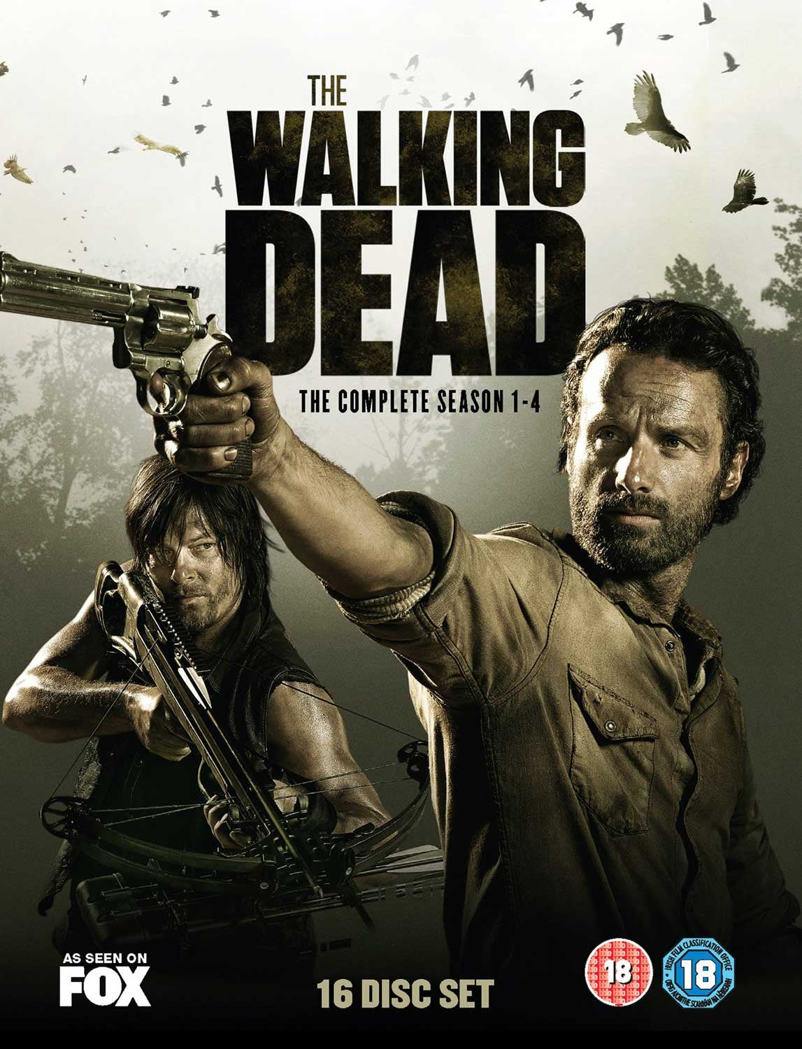The Walking Dead - Season 1-4 [DVD] [2014] [UK Import]