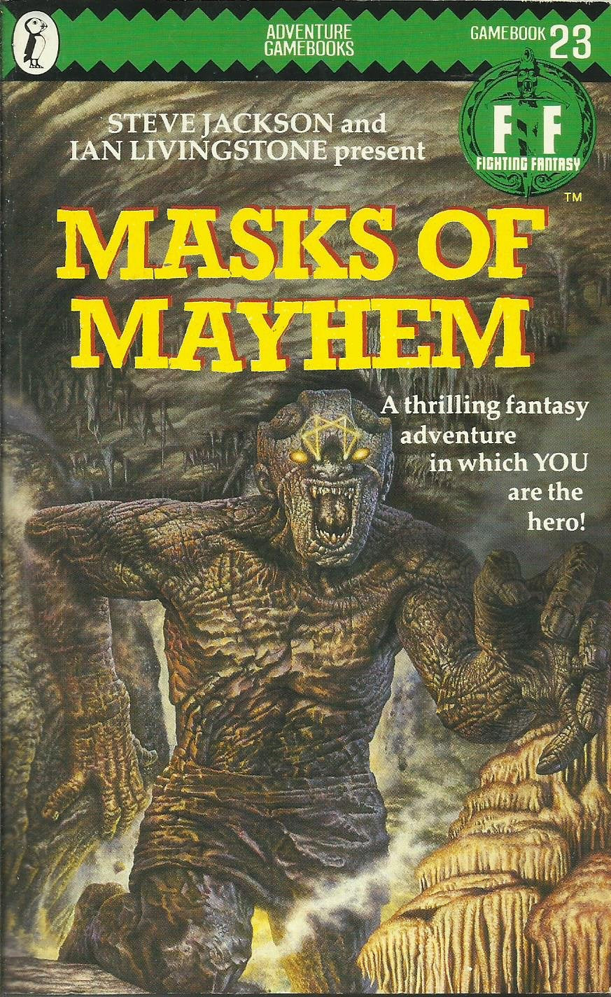 Masks of Mayhem (Puffin Adventure Gamebooks)