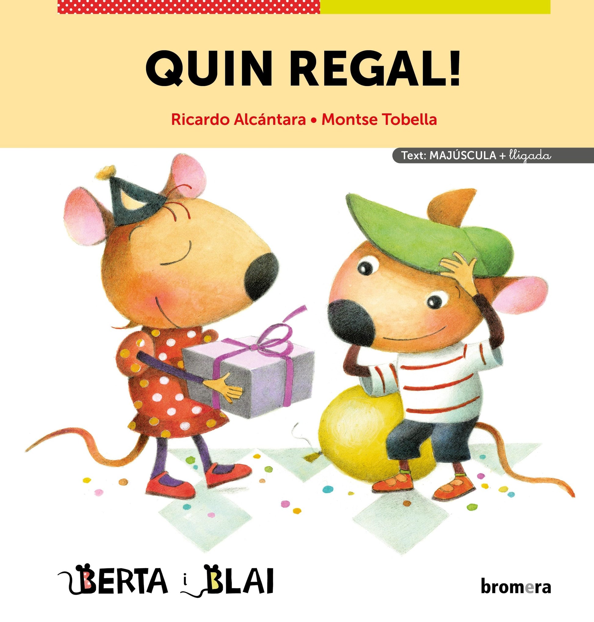 Quin regal! (majúscules + lligada)