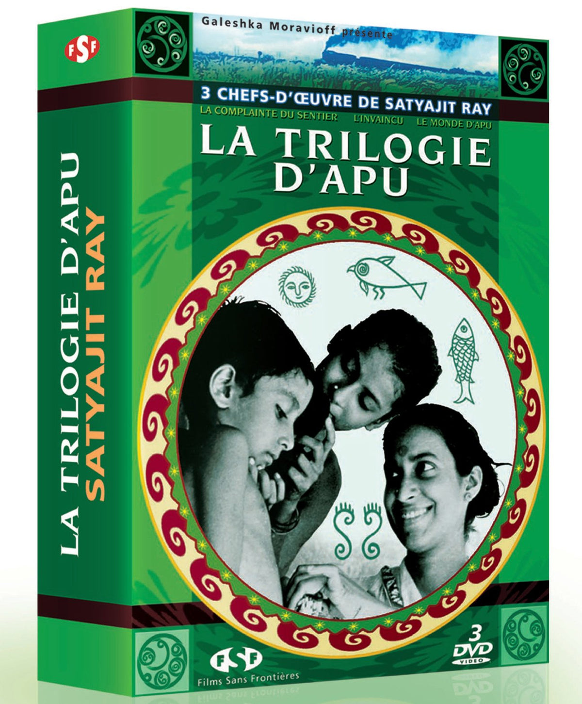 La Trilogie Complainte du Sentier + L'Invaincu + Le Monde d'Apu