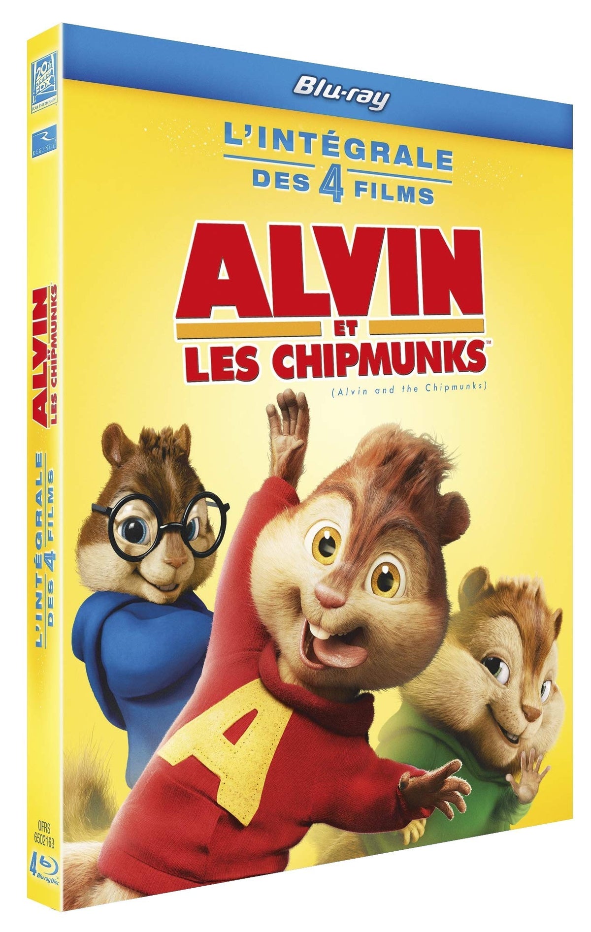 Alvin and the Chipmunks 1-4 (BOX) [4Blu-Ray] (English audio. English subtitles)