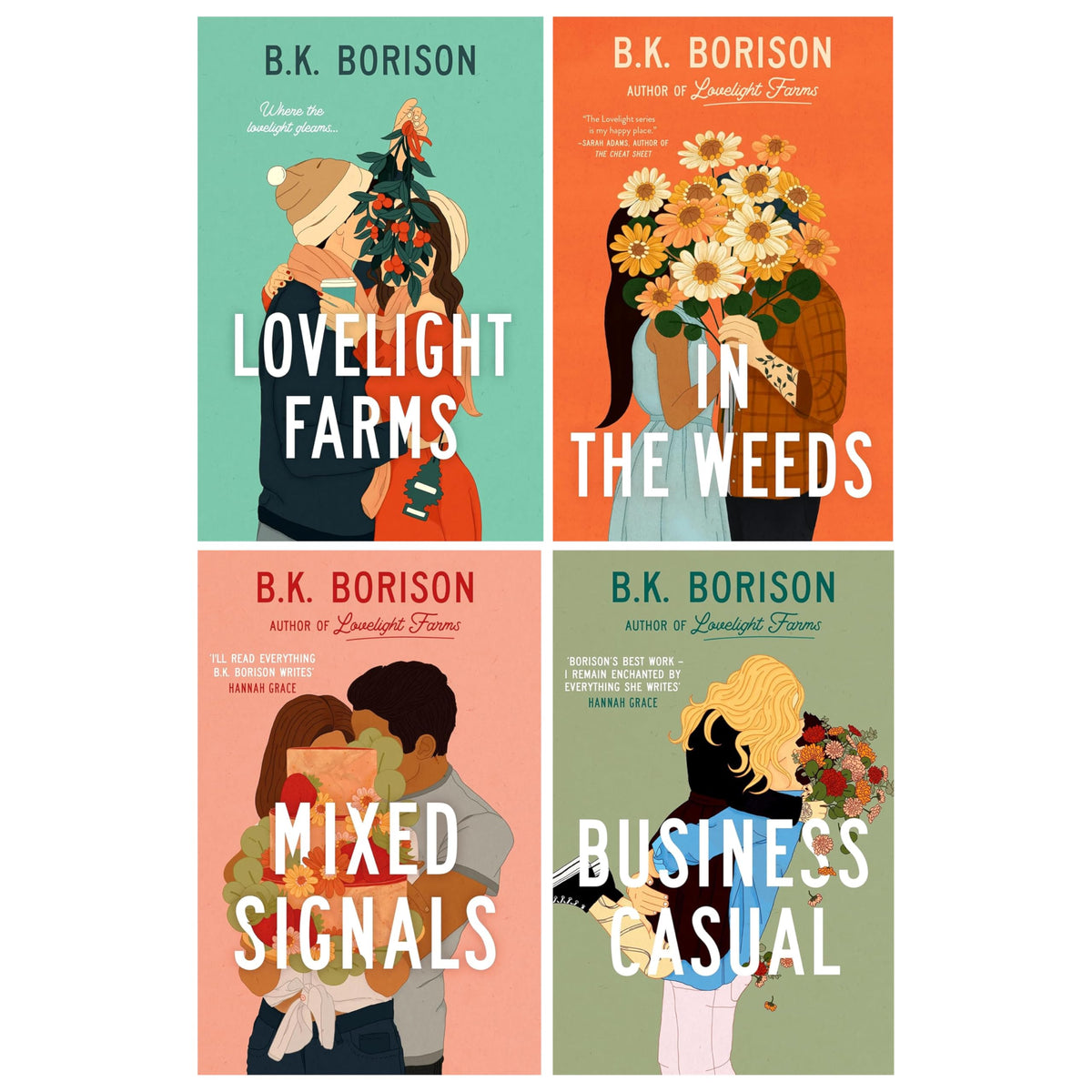 Lovelight Series 4 Books Collection Set (Lovelight Farms, In the Weeds, Mixed Signals & Business Casual)